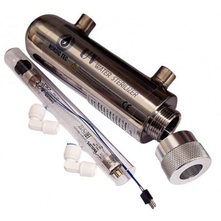 uv filter aquarium 4 W Nordic Tec with Philips UVC Lamp GB^