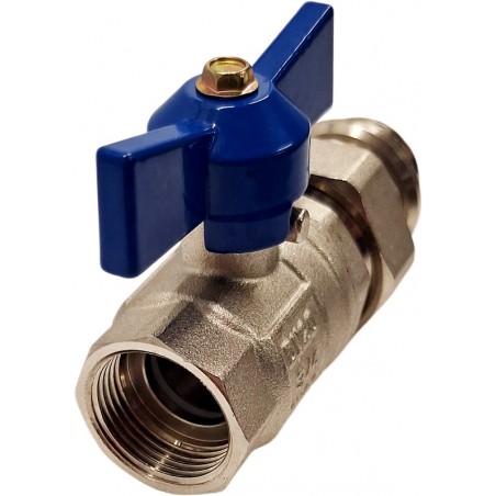 ball valve 3/4 blue Nordic Tec DN20 GB8