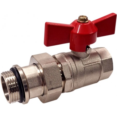 ball valve 3/4 red Nordic Tec GB9