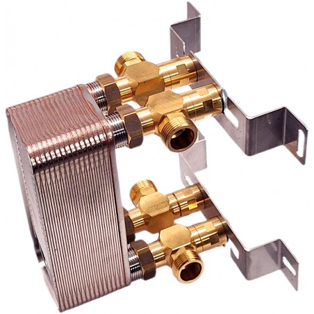 heat exchanger plate boiler with mouting kit Nordic Tec Ba-16-32 IE5