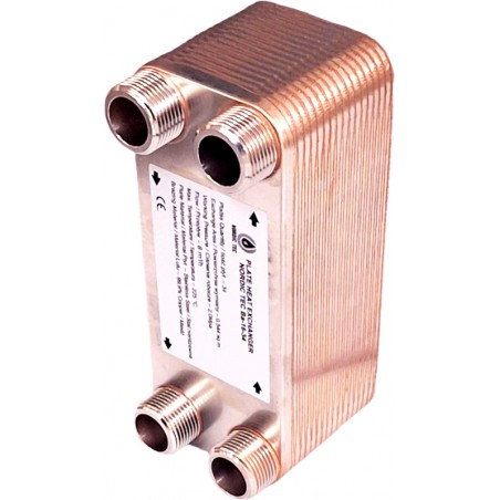 Plate Heat Exchanger NORDIC Ba-16-34 1" 135kW