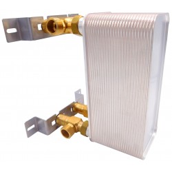 How to install a plate heat exchanger on the wall 2