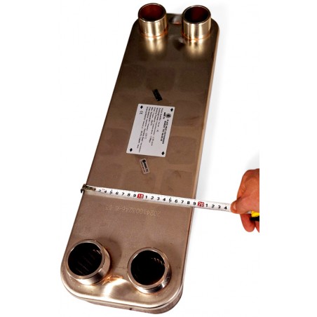 2 inch heat exchanger Nordic Tec Ba-95-30 with measures GB5
