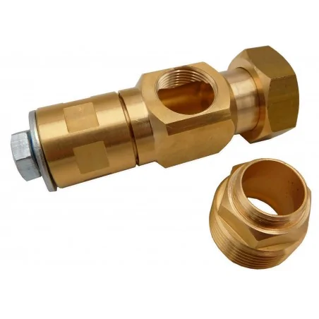 angeled fittings for plate heat exchangers
