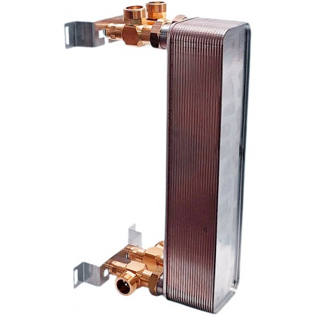 phe heat exchanger Nordic Tec Ba-60-40 mounted on the wall GB3