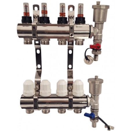 4 port underfloor manifold Nordic Tec RS0CO GB3