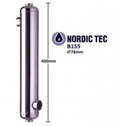 Schwimmbad Wärmetauscher Nordic Tec B155 45 KW