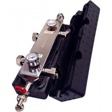 low loss header with thermometer Nordic Tec GB2