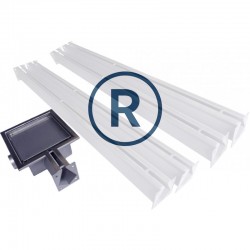 Water drain grate RIGHT-HAND 1 2