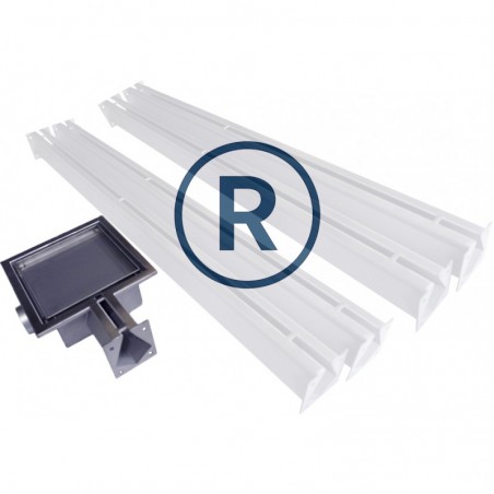 Water drain grate RIGHT-HAND 2