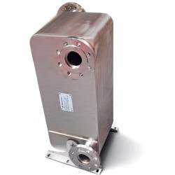 Flanged plate heat exchanger 80 plates, 2 1/2" connections Nordic Tec Fa-210-80