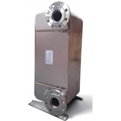 Flanged plate heat exchanger 80 plates, 2 1/2" connections Nordic Tec Fa-210-80 2