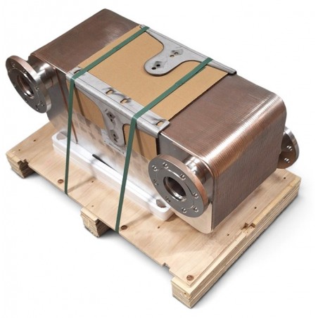 Plate heat exchanger with flange connections 80 plates – Nordic Tec delivery