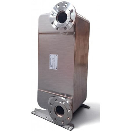 Plate heat exchanger 94 plates with flange connections for large systems Nordic Tec Fa-210-94