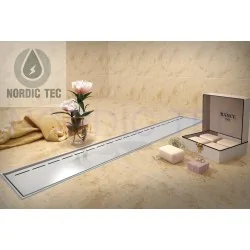 Shower Drain LINE by Nordic Tec 60-100 cm 2