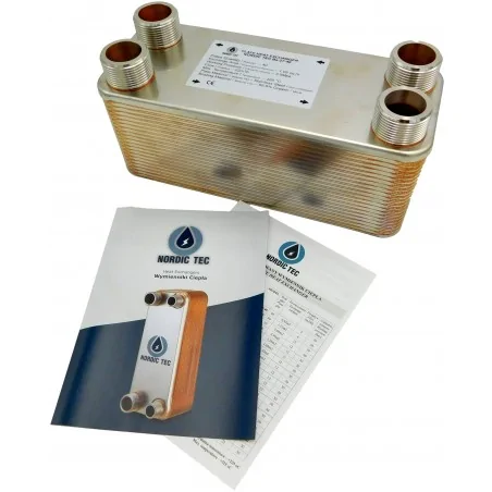 Plate Heat Exchanger NORDIC Ba-27-40 1 1/4" 230kW manual