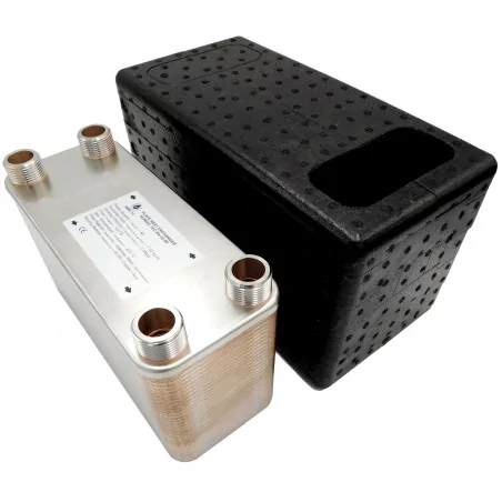 Plate Heat Exchanger NORDIC Ba-32-80 for heat pumps with insulations
