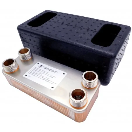 15-Plate Heat Exchanger NORDIC TEC Ba-32-15 with insulation