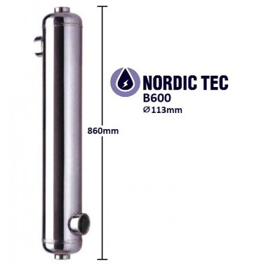 Pool Heat Exchanger NORDIC B600 175kW (600kBTU/h)