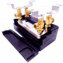 30-Plates Heat Exchanger with dimensions Ba-32-30 2