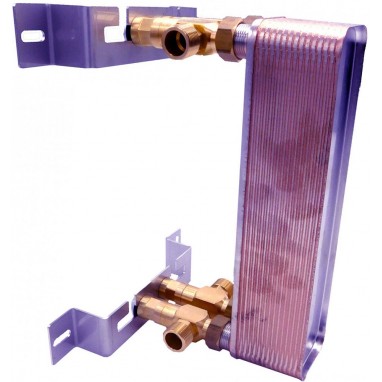 Fittings for heating Heat Exchangers