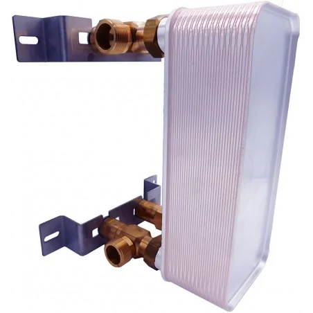 wall-hanging set with 3/4" fittings heating exchange