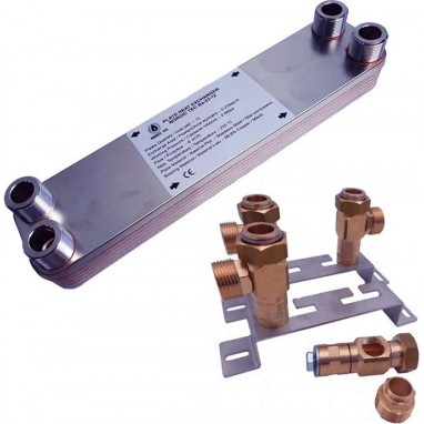 stainless steel Plate Heat Exchanger  Ba-23-12 40kW