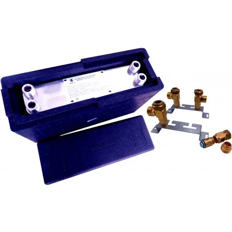Boiler plate Heat Exchanger 56 kW 3/4" with fittings