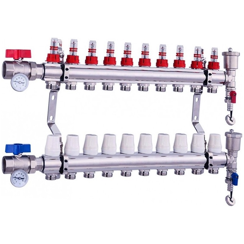 Underfloor Heating Manifold NORDIC TEC 10 circuits