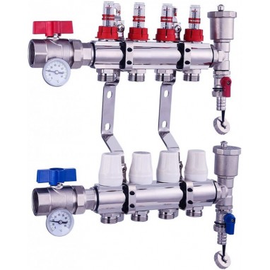 underfloor heating systems with 4 circles