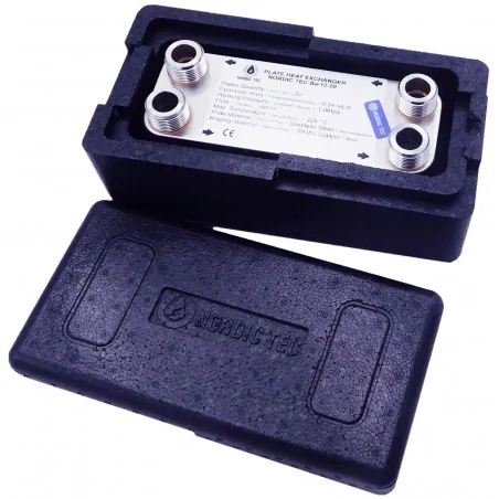PHE with 20 plates Plate Heat Exchanger with insulation box