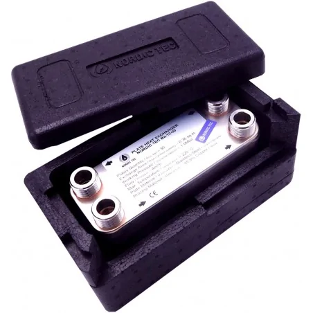 PHE for furnace 15 kW compact plate heat exchanger Ba-12-30