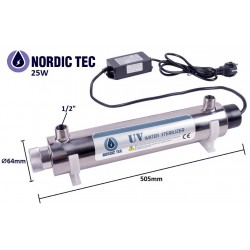 UV Filter Water Purifier NT UV25W-PH - 25W 6GPM