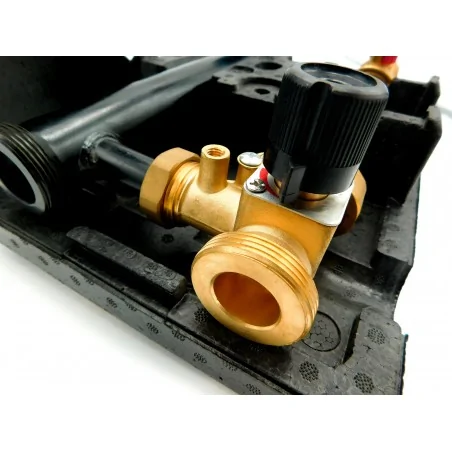 3 way valve mixing valve in a mixing group