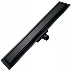Shower Drain FULL BLACK 60cm till 100cm by NORDIC TEC