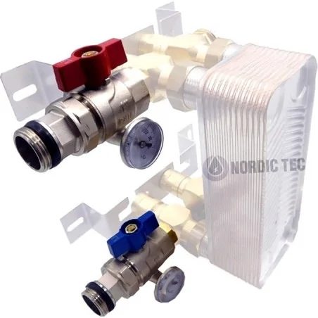 Shut-off Valves for Plate Heat Exchanger by Nordic Tec 1"