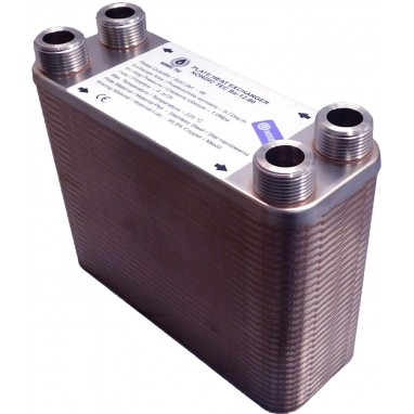 Plate Heat Exchanger NORDIC tec Ba-12-60 3/4" 130 kW dn20