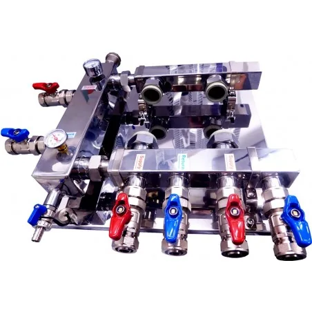 Hydraulic Separator manifold 2 ciruicts divider