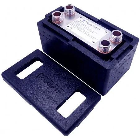 heat exchanger for wood stove 16 kW 3/4