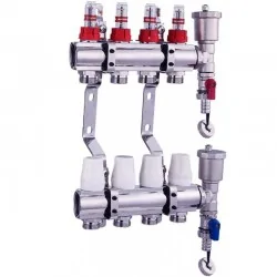 Central Heating Manifold UFH Manifold NORDIC TEC 4 zones nt