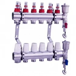 Central Heating Manifold UFH Manifold NORDIC TEC 6 zones nt