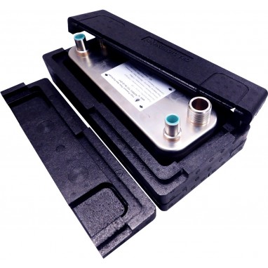 Gas Liquid Heat Exchanger Nordic Tec Ba-26-20-F with insulation