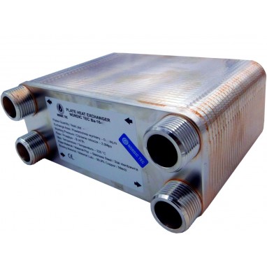 Plate Heat Exchanger NORDIC Tec Ba-16-70 1" 220kW