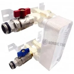 Shut-off ball valve 3/4" Nordic Tec 2