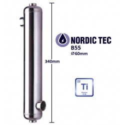 Pool Titanium Heat Exchanger - NORDIC TEC for salt 16 kW