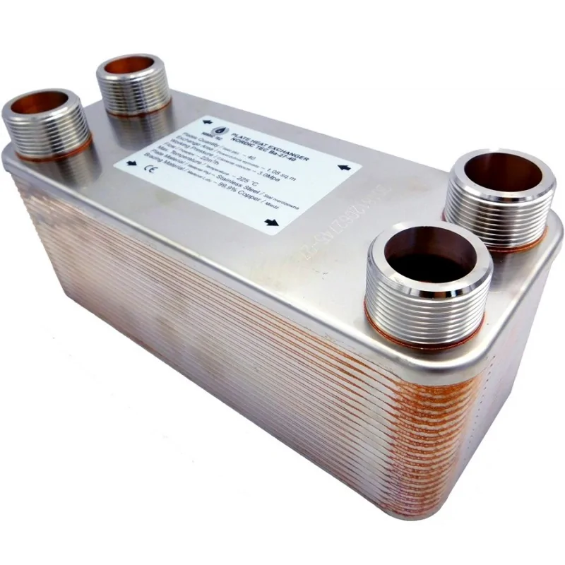 Plate Heat Exchanger for heating with a heat pump 30kW