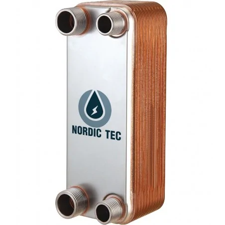 brazed plate heat exchanger ba-12-20 connections
