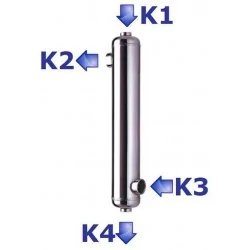 Pool Titanium Heat Exchanger - NORDIC TEC for salt 16 kW 2