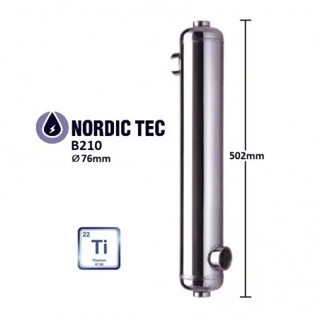 Pool Titanium Heat Exchanger NORDIC Tec B210-Ti 61kW