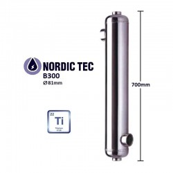 Pool Titanium Exchanger NORDIC B300-Ti 88KW (300kBTU/H)